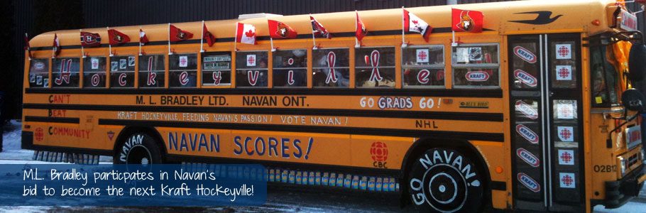 Community decorated bus